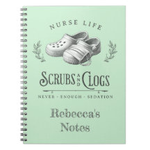 Enfermeira personalizada de Scrubs & Clogs