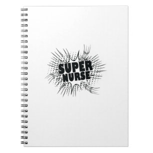 Caderno Espiral Enfermeira Super Enfermeira