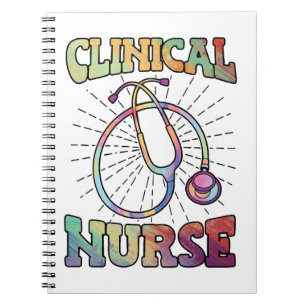 Caderno Espiral Enfermeiro Clínico Stetoscope Decoram Enfermeiras
