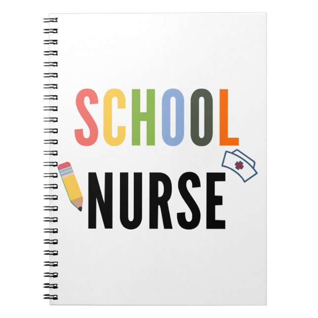 Caderno Espiral Enfermeiro escolar (Frente)