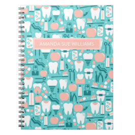 Caderno Espiral Enfermeiro/Estudante Médico - Adicione Seu Nome/Mo