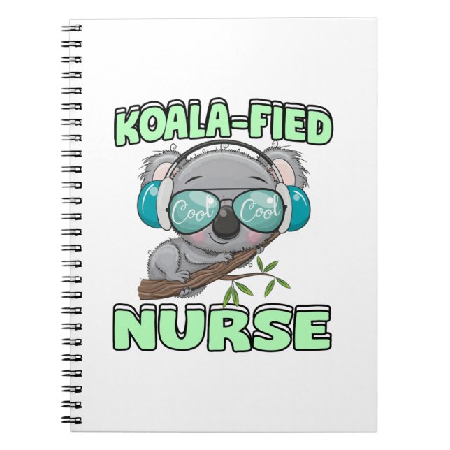 Caderno Espiral Enfermeiro Koala (Frente)