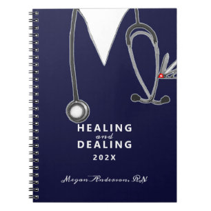 Caderno Espiral Enfermeiro Personalizado