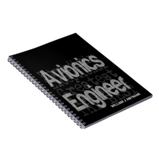 Caderno Espiral Engenheiro Avionics Extraordinário PERSONALIZADO