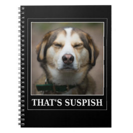 Caderno Espiral Engraçado Cachorro Meme