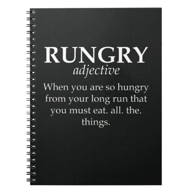 Caderno Espiral Engraçado Corregendo Presentes Corredindo Dizendo  (Frente)