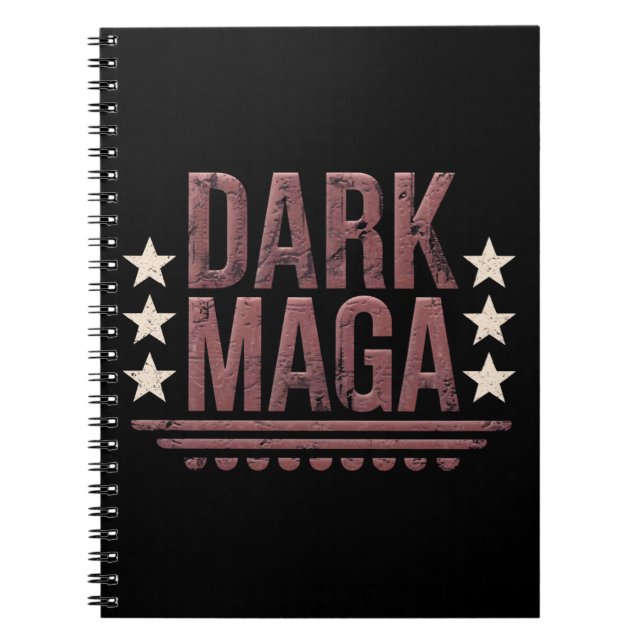 Caderno Espiral Engraçado DARK MAGA 2024 (Frente)