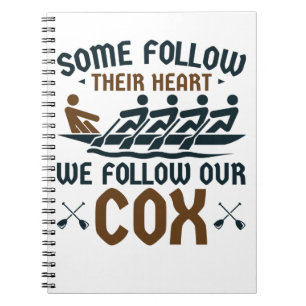 Caderno Espiral Engraçado Equipe de Remoção Coxswing Seguimos Noss