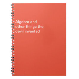 Caderno Espiral Engraçado O Diabo Inventou