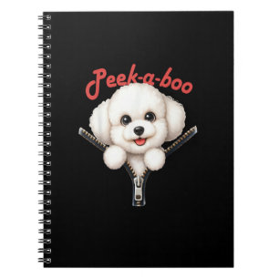 Caderno Espiral Engraçado - Peekaboo Halloween