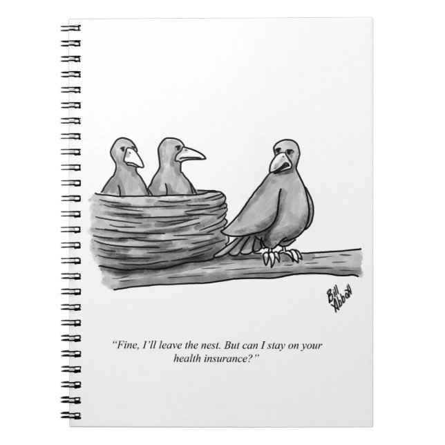 Caderno Espiral Engraçado Percentual Vazio Nester Parentalidade Hu (Frente)