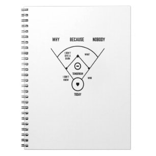 Caderno Espiral Engraçado que está na primeira Piada de beisebol