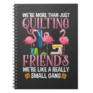 Caderno Espiral Engraçado Quilting Amigos Presente para Garotas Q