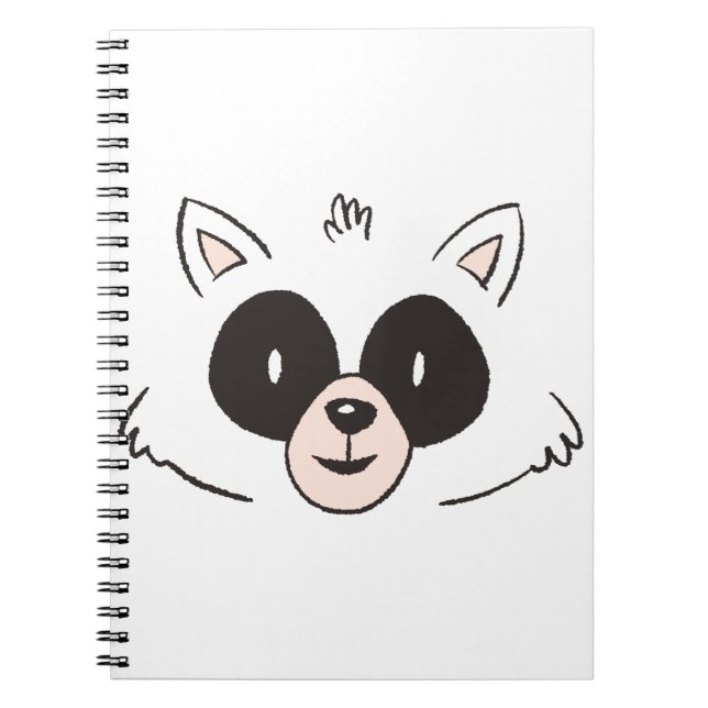 Caderno Espiral Engraçado Racion Face (Frente)