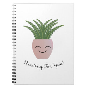 Caderno Espiral Engraçado Root para você Fern