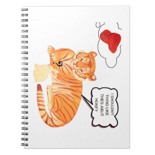 Caderno Espiral Engraçado Tiger & Bunny Dilemma - BD