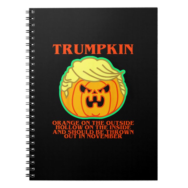 Caderno Espiral Engraçado Trumpkin (Frente)