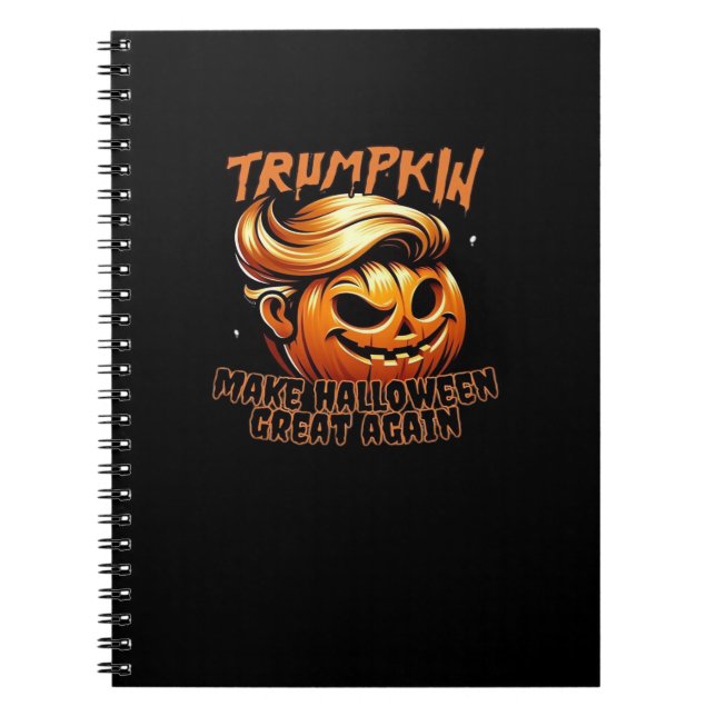 Caderno Espiral Engraçado Trumpkin Clássico (Frente)