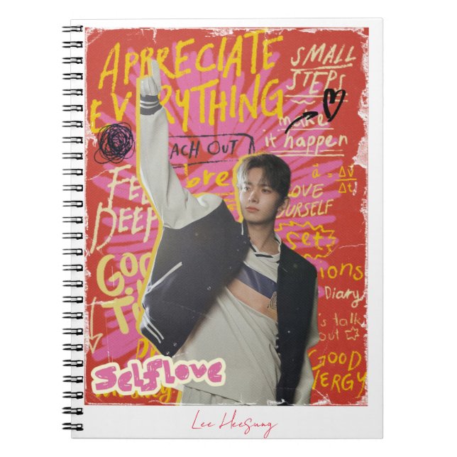 Caderno Espiral Enhypen Heesung (Frente)