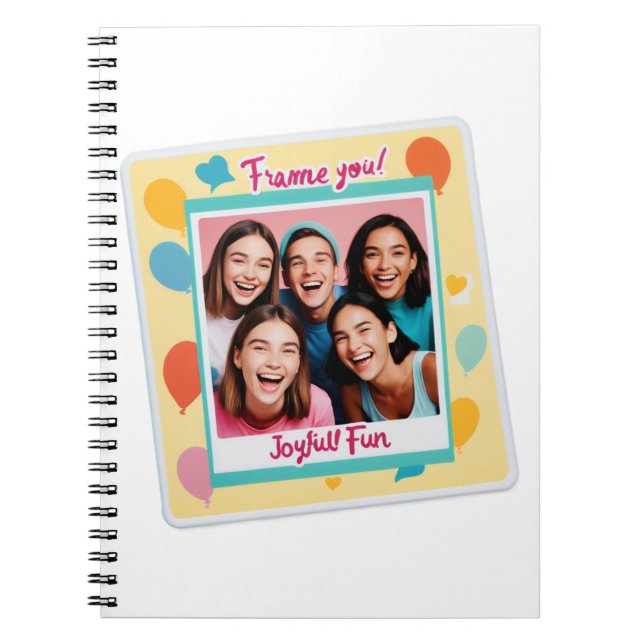 Caderno Espiral Enquadre a Diversão! 💕 (Frente)