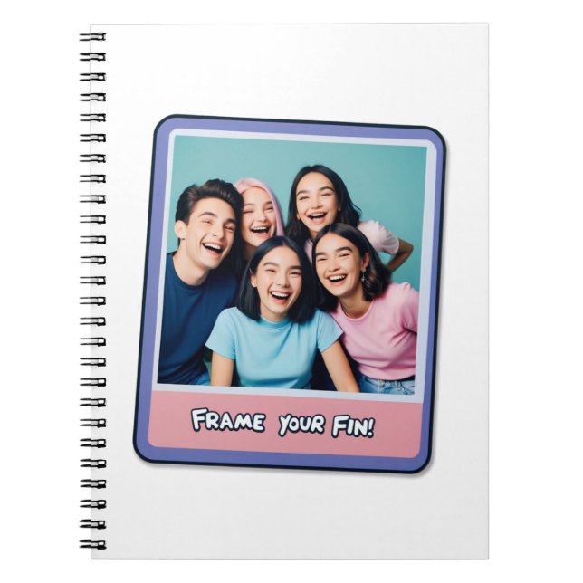 Caderno Espiral Enquadre a Diversão! 💕 (Frente)