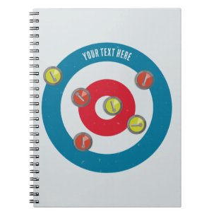 Caderno Espiral enrolação de caroços e pedras de enrolação