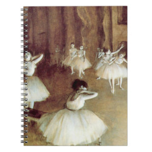 Caderno Espiral Ensaio de Degas em Palco