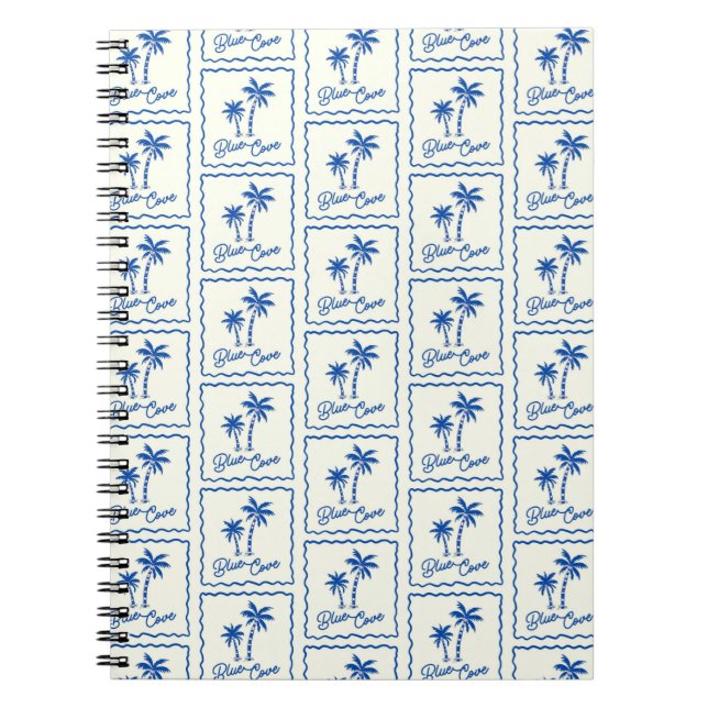 Caderno Espiral Enseada Azul (Frente)