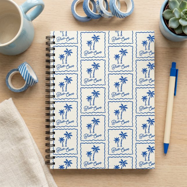 Caderno Espiral Enseada Azul (Criador carregado)