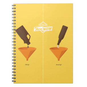 Caderno Espiral Então e agora: Cerveja Pong