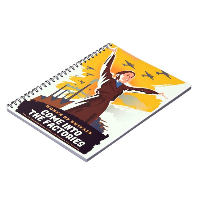 Caderno Espiral Entre nas fábricas (Left Side)