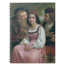 Caderno Espiral Entre Riches e Amor (por Bouguereau)
