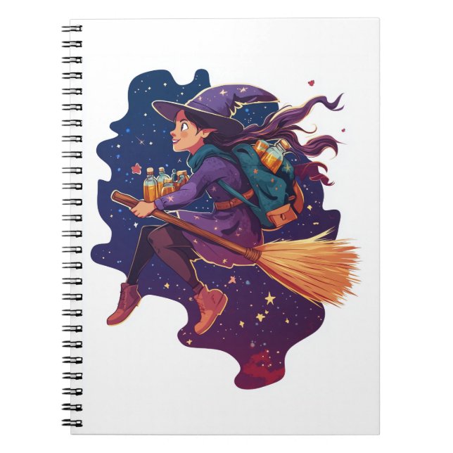 Caderno Espiral Entrega de Poção de Bruxa (Frente)