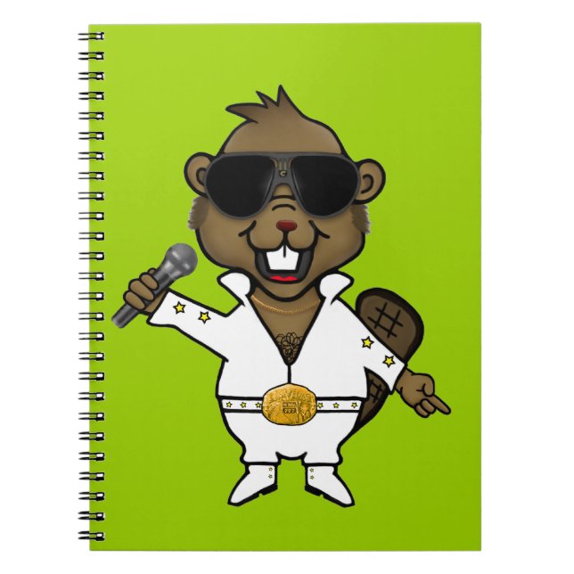 Caderno Espiral Entretenedor do clube noturno (Frente)