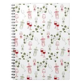 Caderno Espiral Envelhecendo Como Um Bom Vinho
