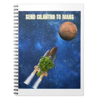Caderno Espiral Enviar Cilantro para o Notebook Mars