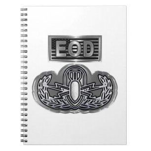 Caderno Espiral EOD comemorativo de concepção única