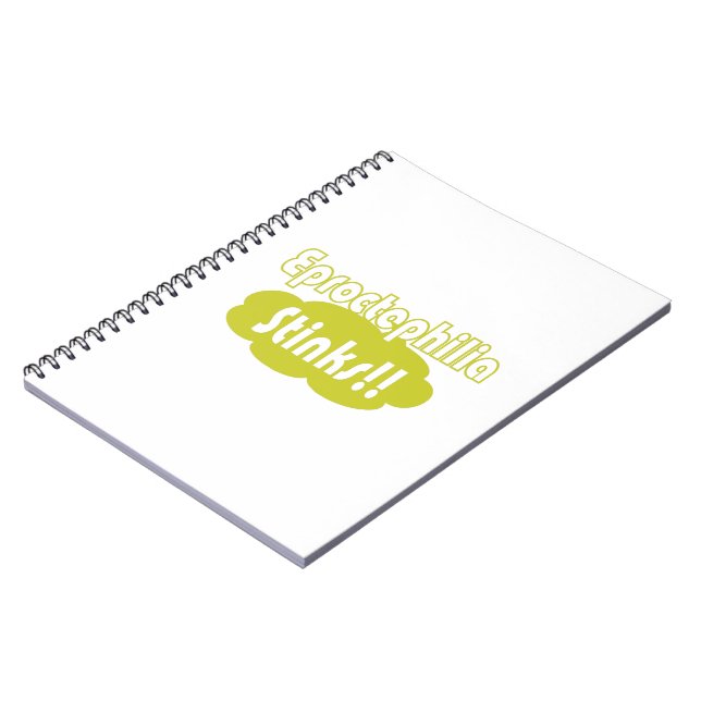 Caderno Espiral Eproctofilia Cheira! (Left Side)