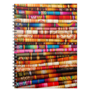 Caderno Espiral Equador, Área de Quito, Mercado de Artesanato Ota