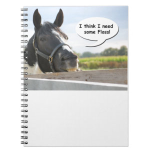 Caderno Espiral Equinos e florins