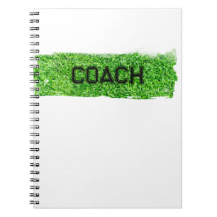 Caderno Espiral Equipe de Esportes Modernos do Turf de Grass da CO