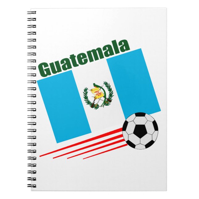 Caderno Espiral Equipe de futebol guatemalteca (Frente)