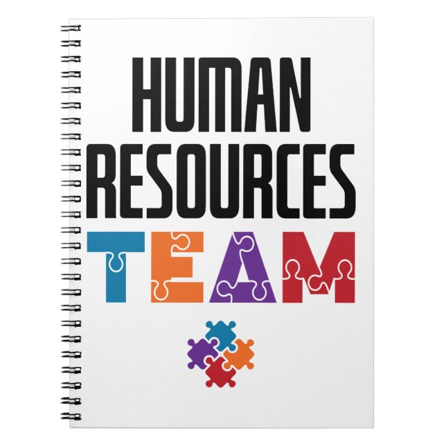 Caderno Espiral Equipe de Recursos Humanos (Frente)