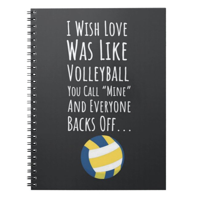 Caderno Espiral Equipe de Voleibol Oferece Bolsa (Frente)