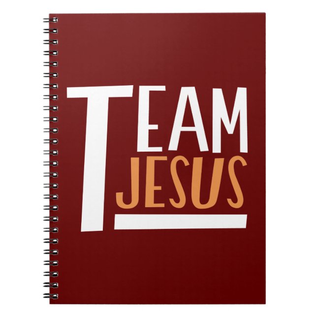Caderno Espiral Equipe Jesus (Frente)
