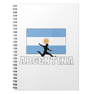 Caderno Espiral Equipe Nacional de Futebol da Argentina
