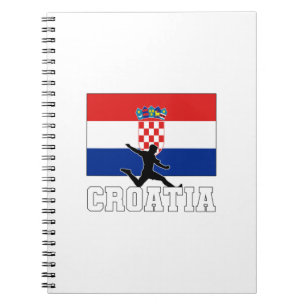 Caderno Espiral Equipe Nacional de Futebol da Croácia