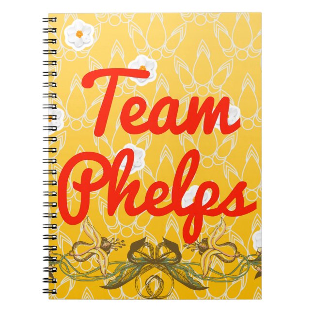 Caderno Espiral Equipe Phelps (Frente)
