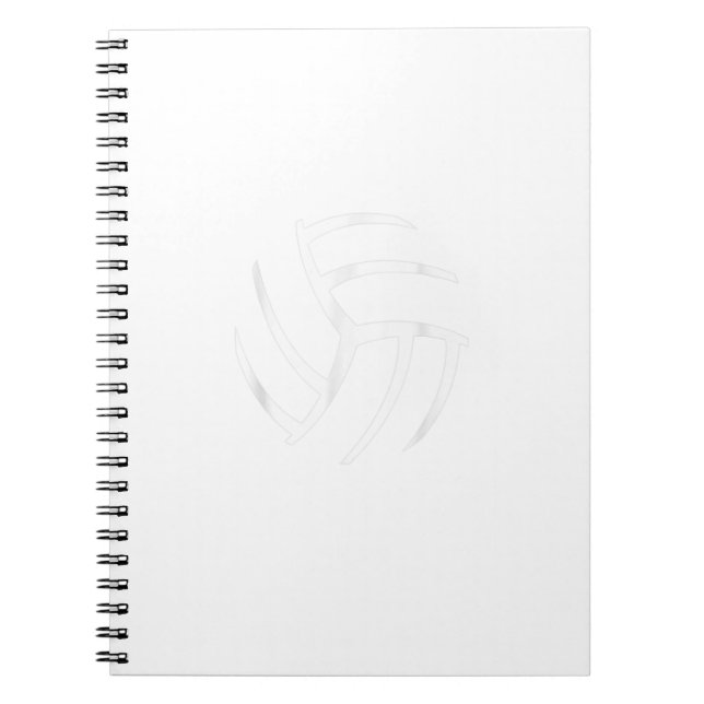 Caderno Espiral Equipes de Voleibol em Placa de Voleibol (Frente)