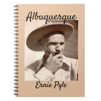 caderno espiral Ernie Pyle Albuquerque Novo México